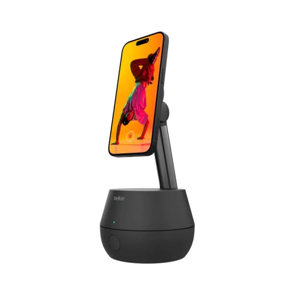 Support Rotatif Pro Avec Détection Automatique Et Dockkit Belkin Pour Smartphone 360° Noir (MMA008vf05BK) Support Rotatif Pro Avec Détection Automatique Et Dockkit Belkin Pour Smartphone 360° Noir (MMA008vf05BK)